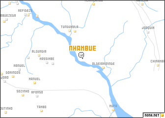 map of Nhambue