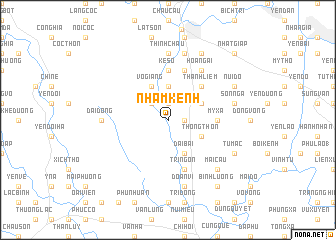 map of Nham Kênh