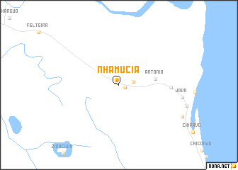map of Nhamucia