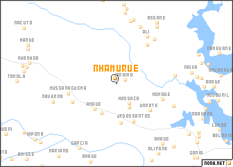 map of Nhamurué