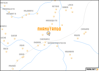 map of Nhamutando
