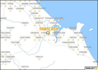 map of Nhân Canh