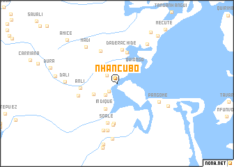 map of Nhancubo