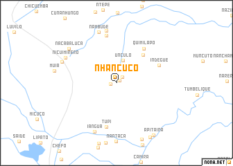 map of Nhancuco