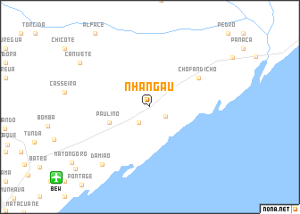 map of Nhangau