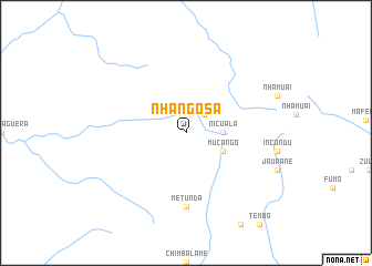 map of Nhangosa