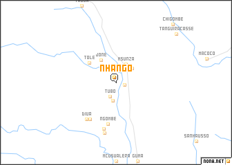map of Nhango