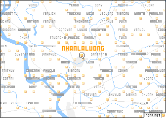 map of Nhân La Lương