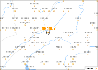 map of Nhân Lý