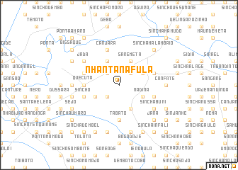 map of Nhantanã Fula