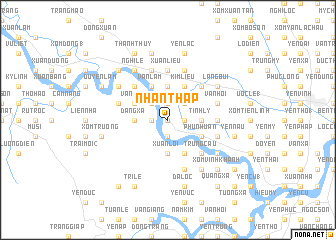 map of Nhan Tháp