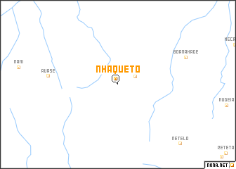 map of Nhaqueto