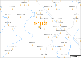map of Nhạt Bon