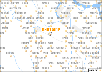 map of Nhất Giáp