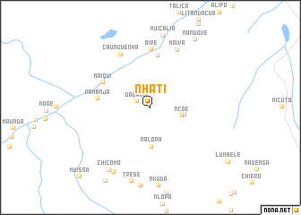 map of Nhati