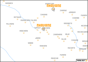 map of Nhavane