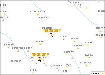 map of Nhavane