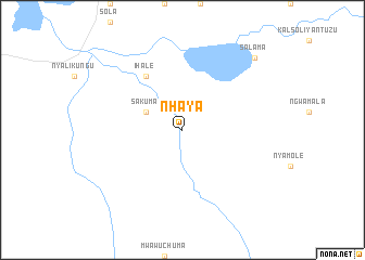 map of Nhaya