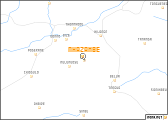 map of Nhazambe