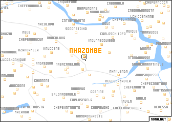 map of Nhazombe