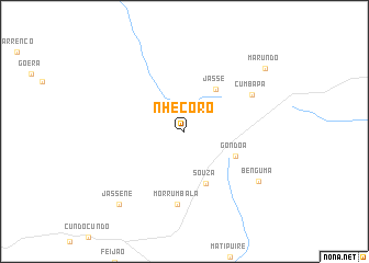 map of Nhecoro