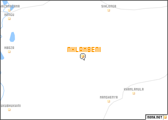 map of Nhlambeni