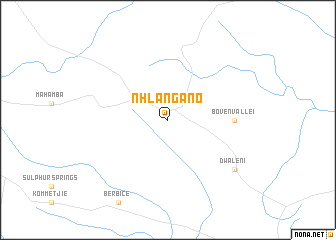 map of Nhlangano