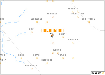 map of Nhlangwini