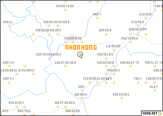 map of Nhơn Hông