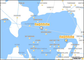 map of Nhơn Ninh