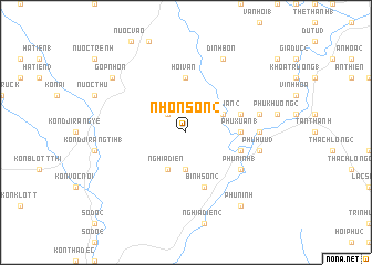 map of Nhơn Sơn (2)