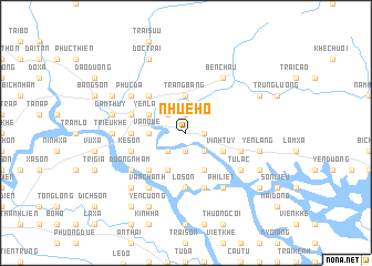 map of Nhuệ Hổ