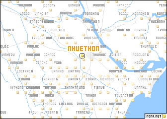 map of Nhuệ Thon