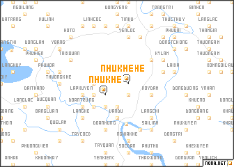 map of Nhữ Khê