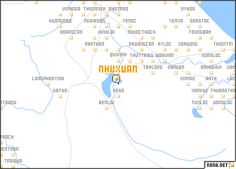 map of Như Xuân