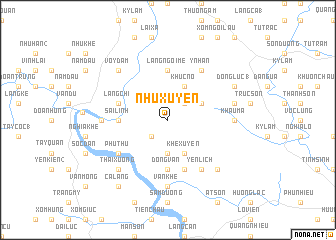 map of Nhu Xuyên