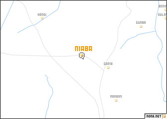 map of Niaba