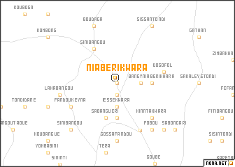 map of Niabéri Kwara