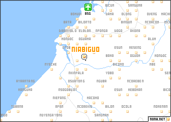 map of Niabiguó