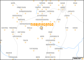 map of Niabirim Gando