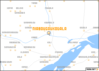 map of Niabougou Kodala