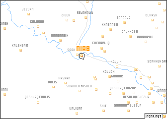 map of Nīāb