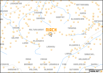 map of Nīach