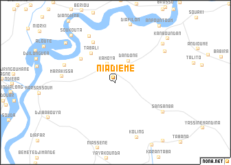 map of Niadième