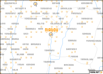 map of Niadou