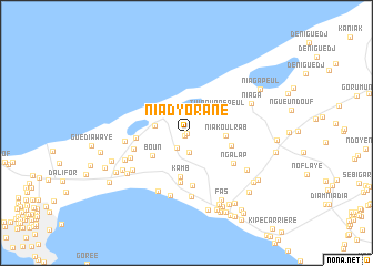 map of Niadyorane