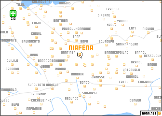 map of Niaféna