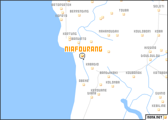 map of Niafourang