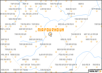 map of Niafourhoum