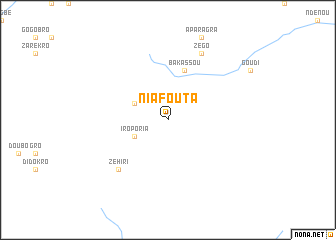 map of Niafouta